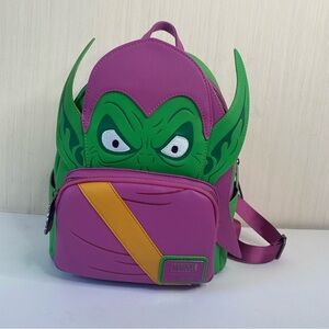 NWT Loungefly Marvel: Green Goblin Cosplay Backpack